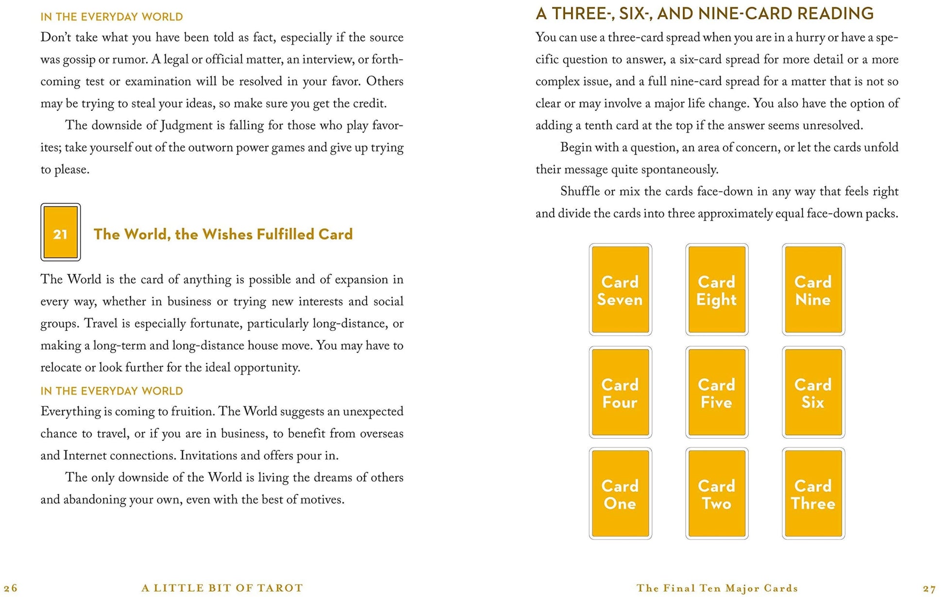 A Little Bit of Tarot by Cassandra Eason-Morganite Gems