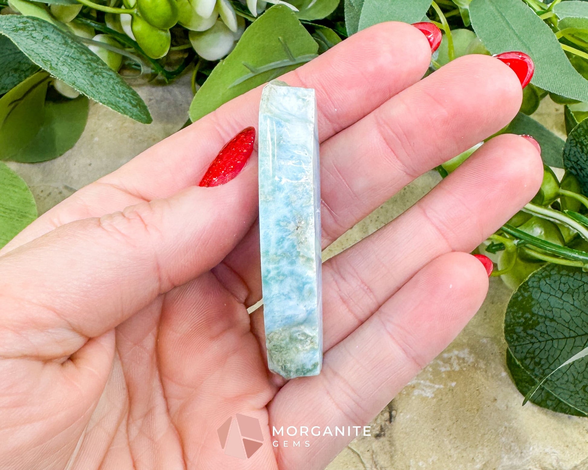 AAA+ Larimar Freeform No. 10 (29g) - Rare Pure Blue ’Stone of Atlantis’ - High-Quality Specimen - Metaphysical Crystals