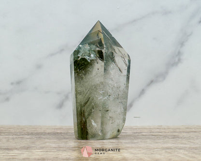 AAA Quality Garden Quartz Tower – Lodolite Crystal for Manifestation & Spiritual Growth No. 5 - Metaphysical Crystals