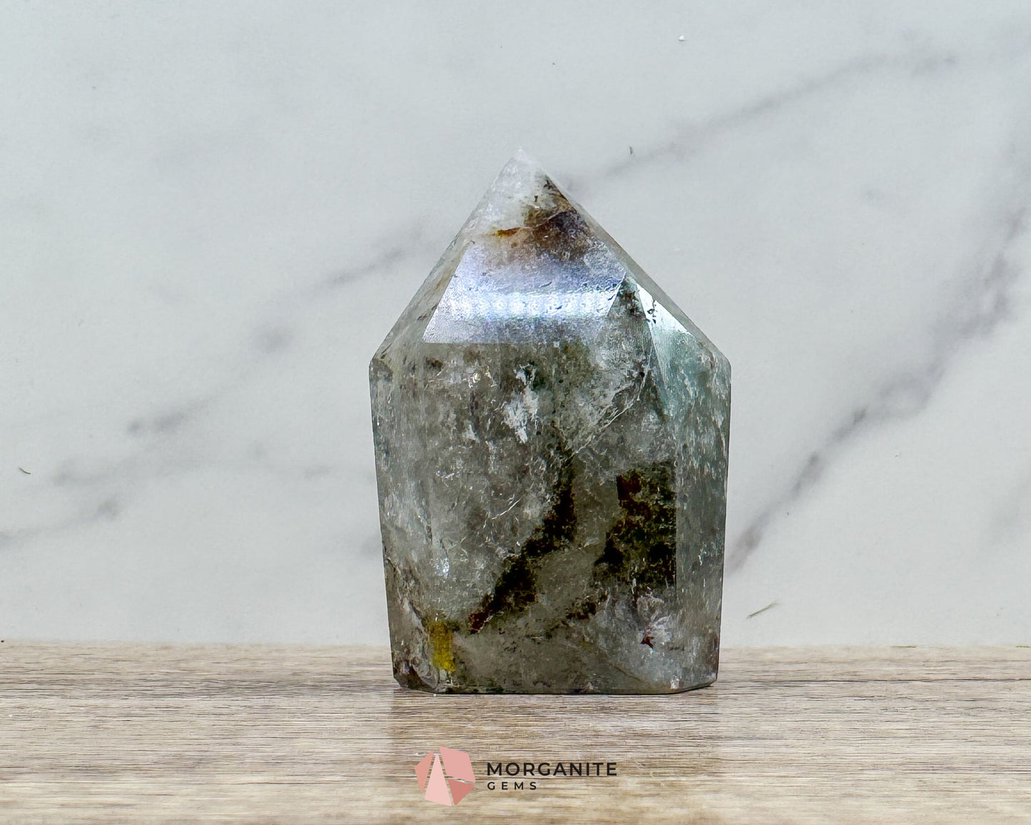 AAA Quality Garden Quartz Tower – Lodolite Crystal for Manifestation & Spiritual Growth No. 2 - Metaphysical Crystals