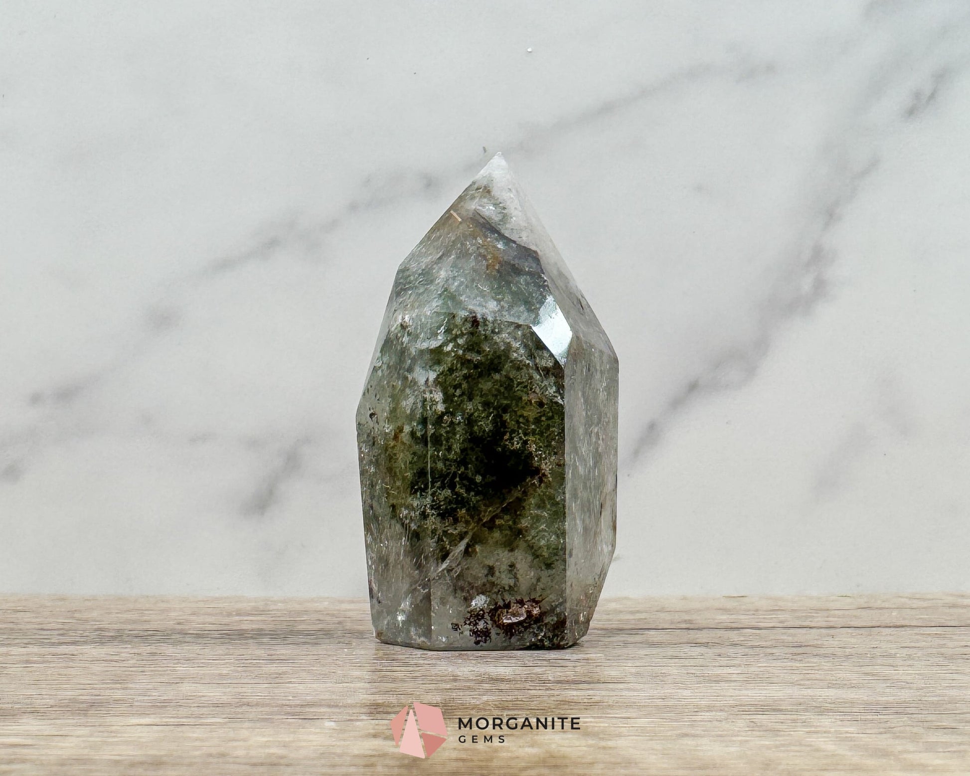 AAA Quality Garden Quartz Tower – Lodolite Crystal for Manifestation & Spiritual Growth No. 2 - Metaphysical Crystals