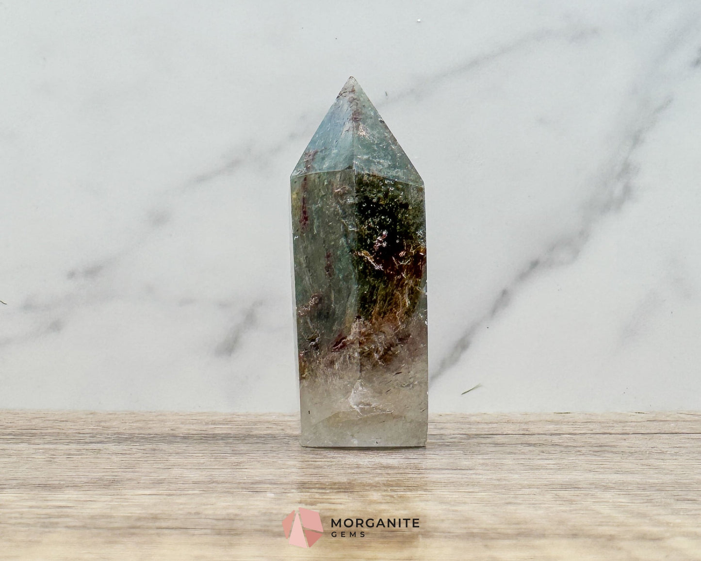 AAA Quality Garden Quartz Tower – Lodolite Crystal for Manifestation & Spiritual Growth No. 3 - Metaphysical Crystals