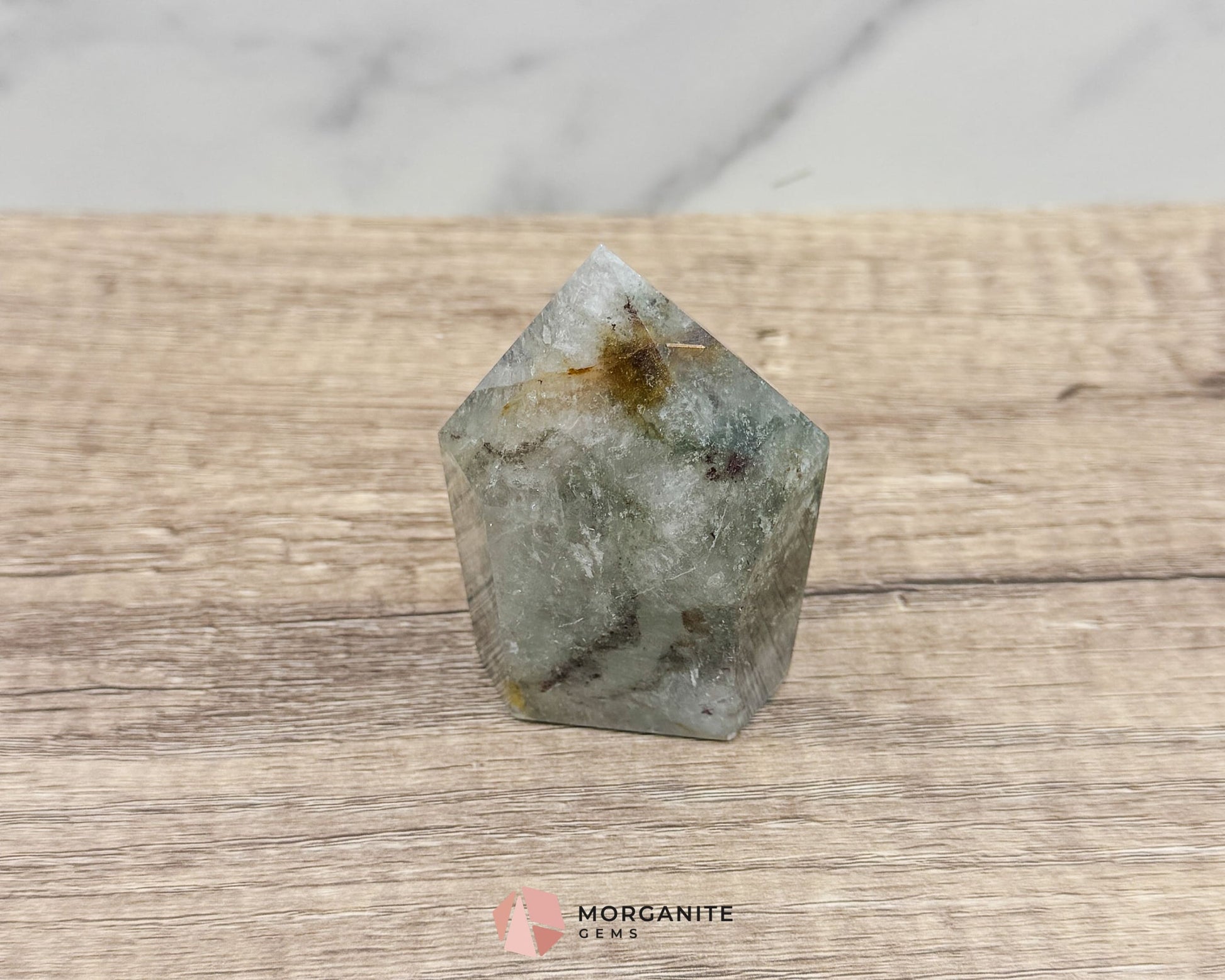 AAA Quality Garden Quartz Tower – Lodolite Crystal for Manifestation & Spiritual Growth No. 2 - Metaphysical Crystals