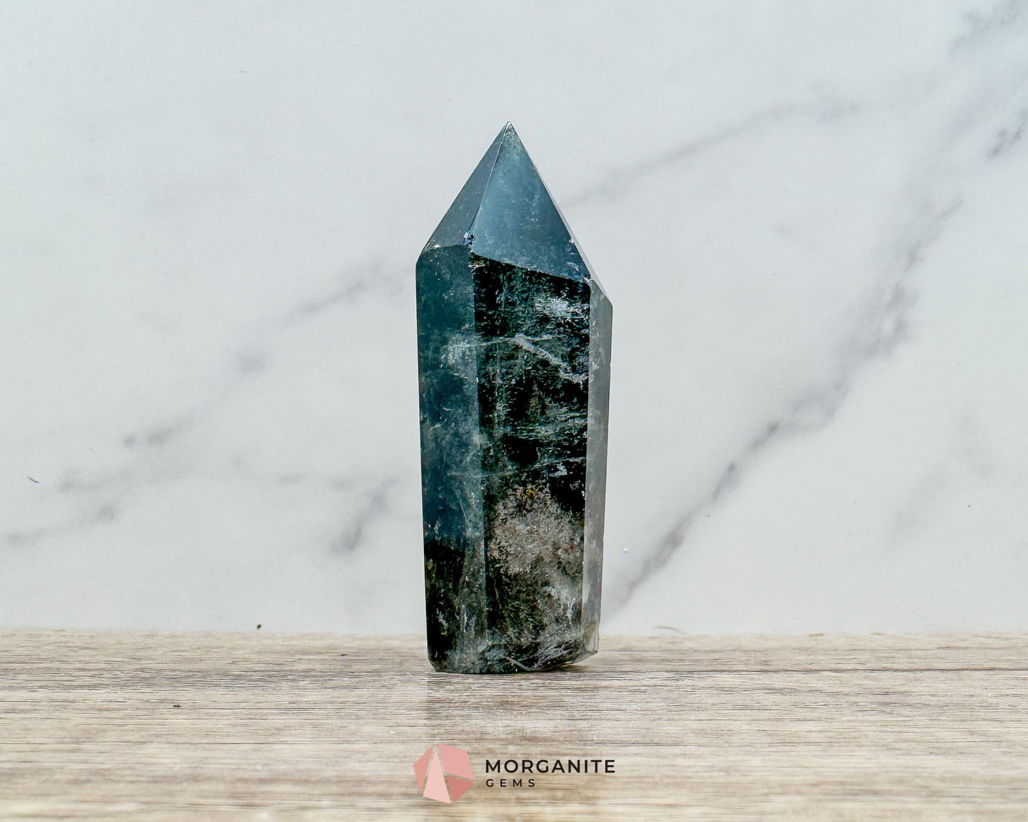 AAA Quality Garden Quartz Tower – Lodolite Crystal for Manifestation & Spiritual Growth No. 1 - Metaphysical Crystals