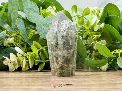 AAA Quality Garden Quartz Tower – Lodolite Crystal for Manifestation & Spiritual Growth No. 4 - Metaphysical Crystals