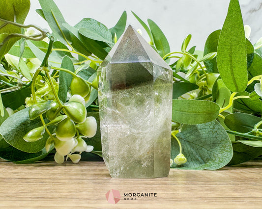 AAA Quality Garden Quartz Tower – Lodolite Crystal for Manifestation & Spiritual Growth No. 5 - Metaphysical Crystals