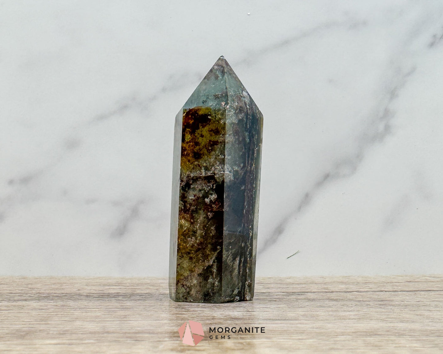 AAA Quality Garden Quartz Tower – Lodolite Crystal for Manifestation & Spiritual Growth No. 6 - Metaphysical Crystals