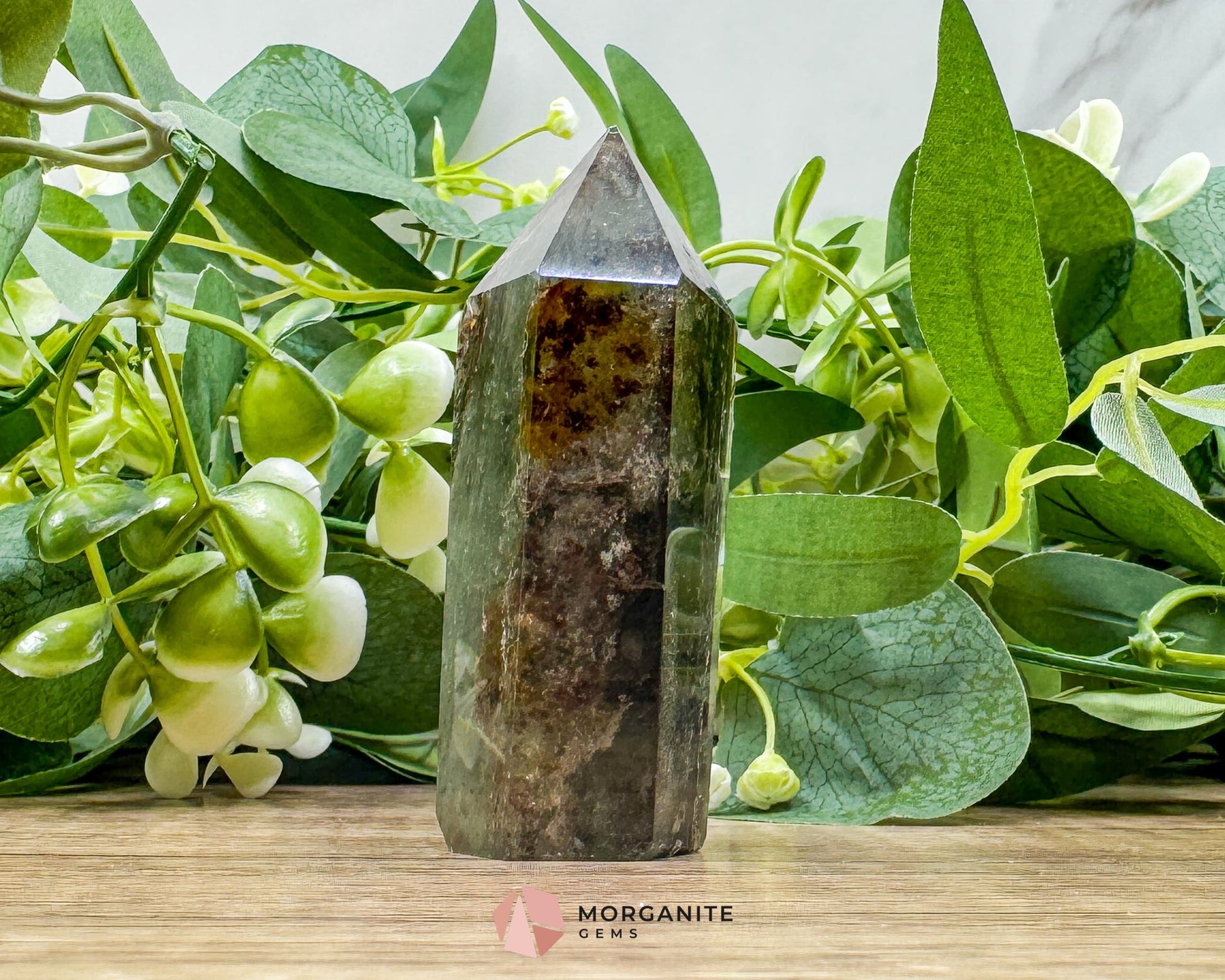 AAA Quality Garden Quartz Tower – Lodolite Crystal for Manifestation & Spiritual Growth No. 6 - Metaphysical Crystals