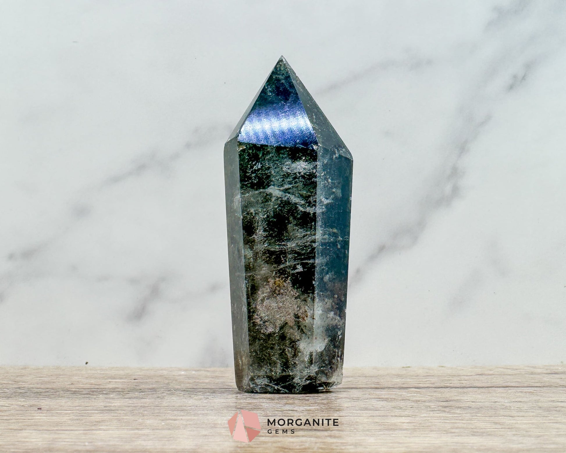 AAA Quality Garden Quartz Tower – Lodolite Crystal for Manifestation & Spiritual Growth No. 1 - Metaphysical Crystals