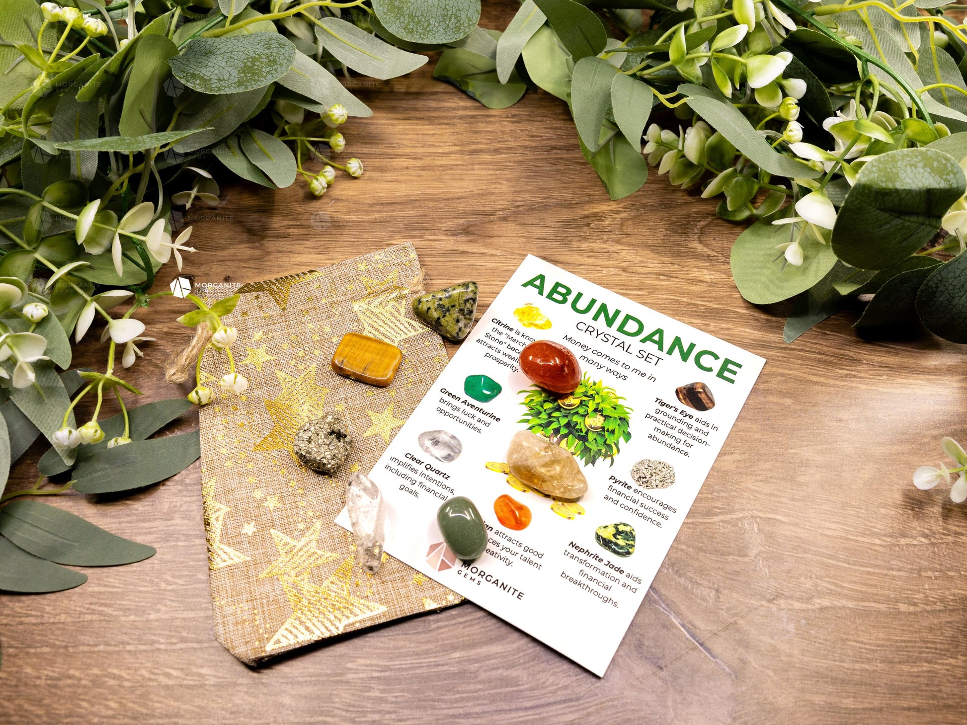 Abundance Crystal Set - Altars Shrines & Tools