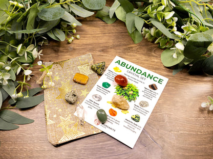 Abundance Crystal Set - Altars Shrines & Tools