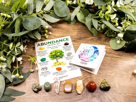 Abundance Crystal Set - Altars Shrines & Tools