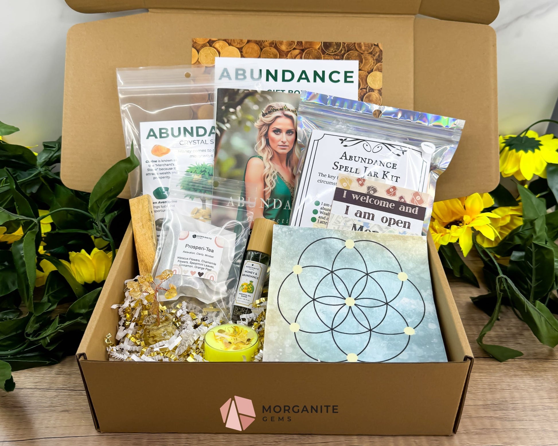 Abundance Gift Box Set - Abundance Magic-Morganite Gems