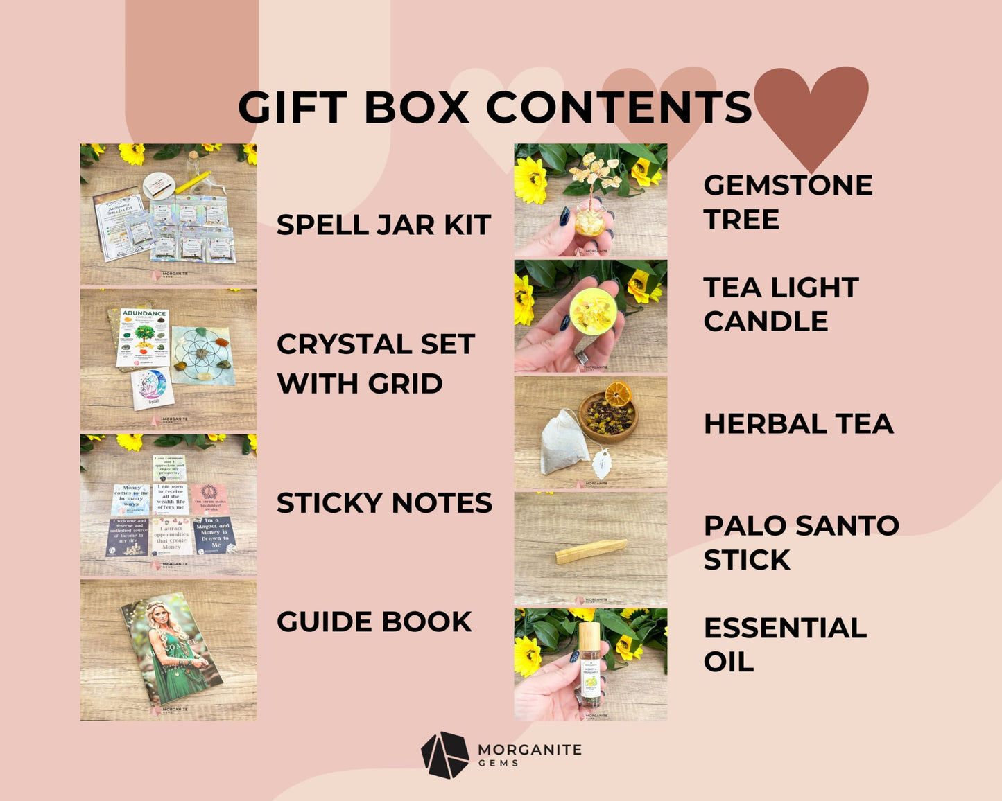 Abundance Gift Box Set - Abundance Magic-Morganite Gems