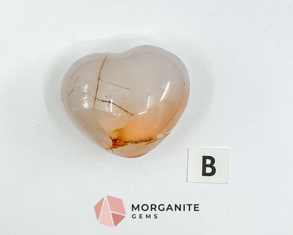 Agate Heart – Polished Natural Stone for Balance, Protection, and Emotional Healing-Morganite Gems