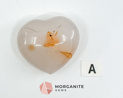 Agate Heart – Polished Natural Stone for Balance, Protection, and Emotional Healing-Morganite Gems