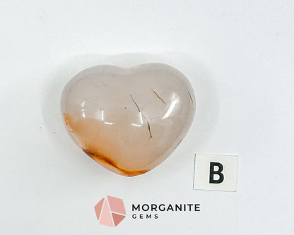 Agate Heart – Polished Natural Stone for Balance, Protection, and Emotional Healing-Morganite Gems