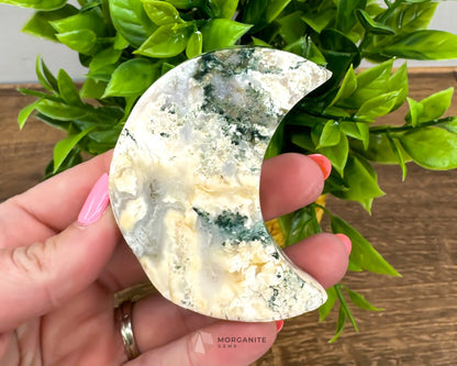 Agate Moons-Morganite Gems