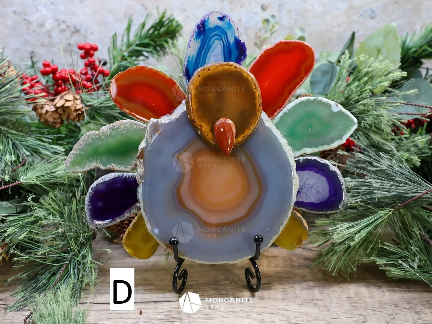 Agate Turkey-Morganite Gems