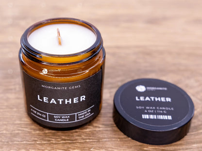 Connoisseur Luxury Candles for Men - Leather - Container Candles