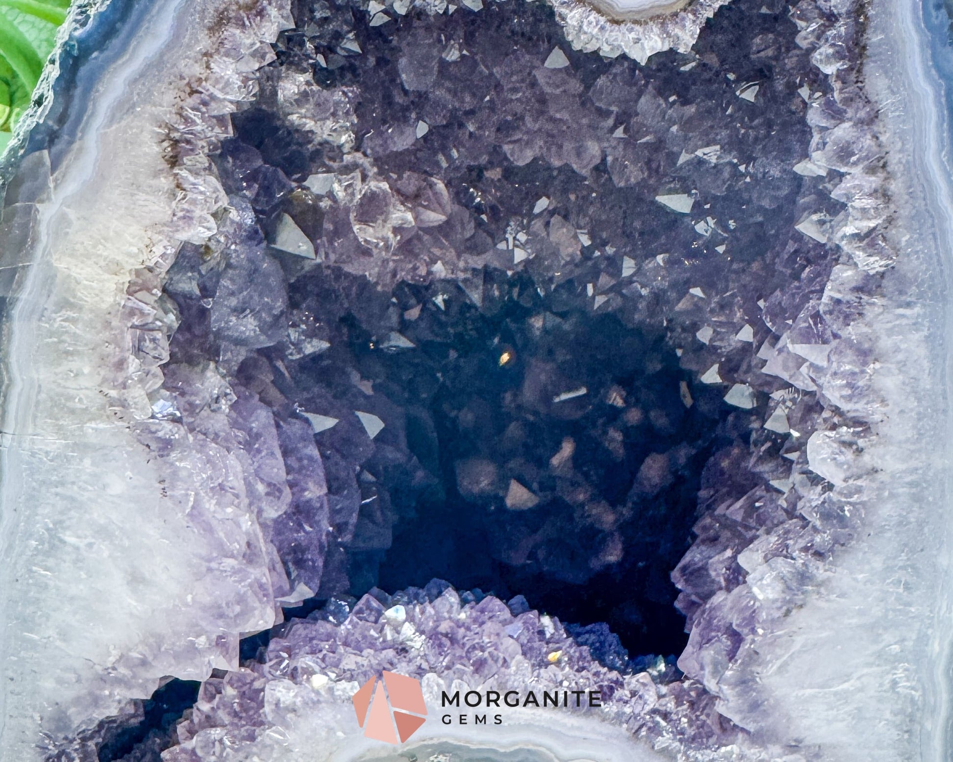 Amethyst Cathedral Geode 12lb – Deep Purple Crystal Cluster for Healing Meditation & Display - Metaphysical Crystals