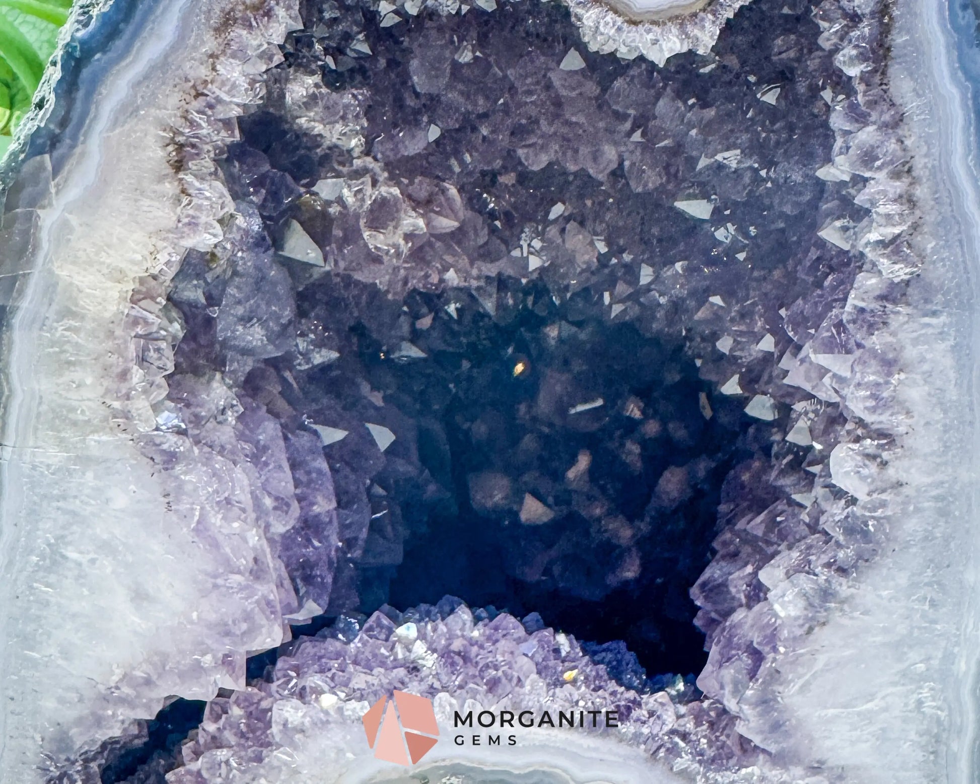 Amethyst Cathedral Geode 12lb – Deep Purple Crystal Cluster for Healing Meditation & Display - Metaphysical Crystals