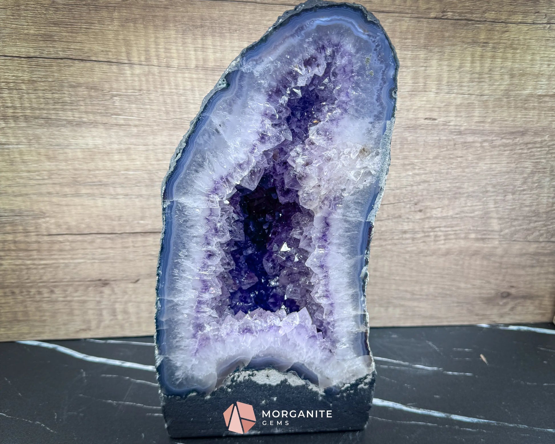 Amethyst Crystal Cathedral – Majestic Purple Geode for Meditation Healing & Decor - Metaphysical Crystals