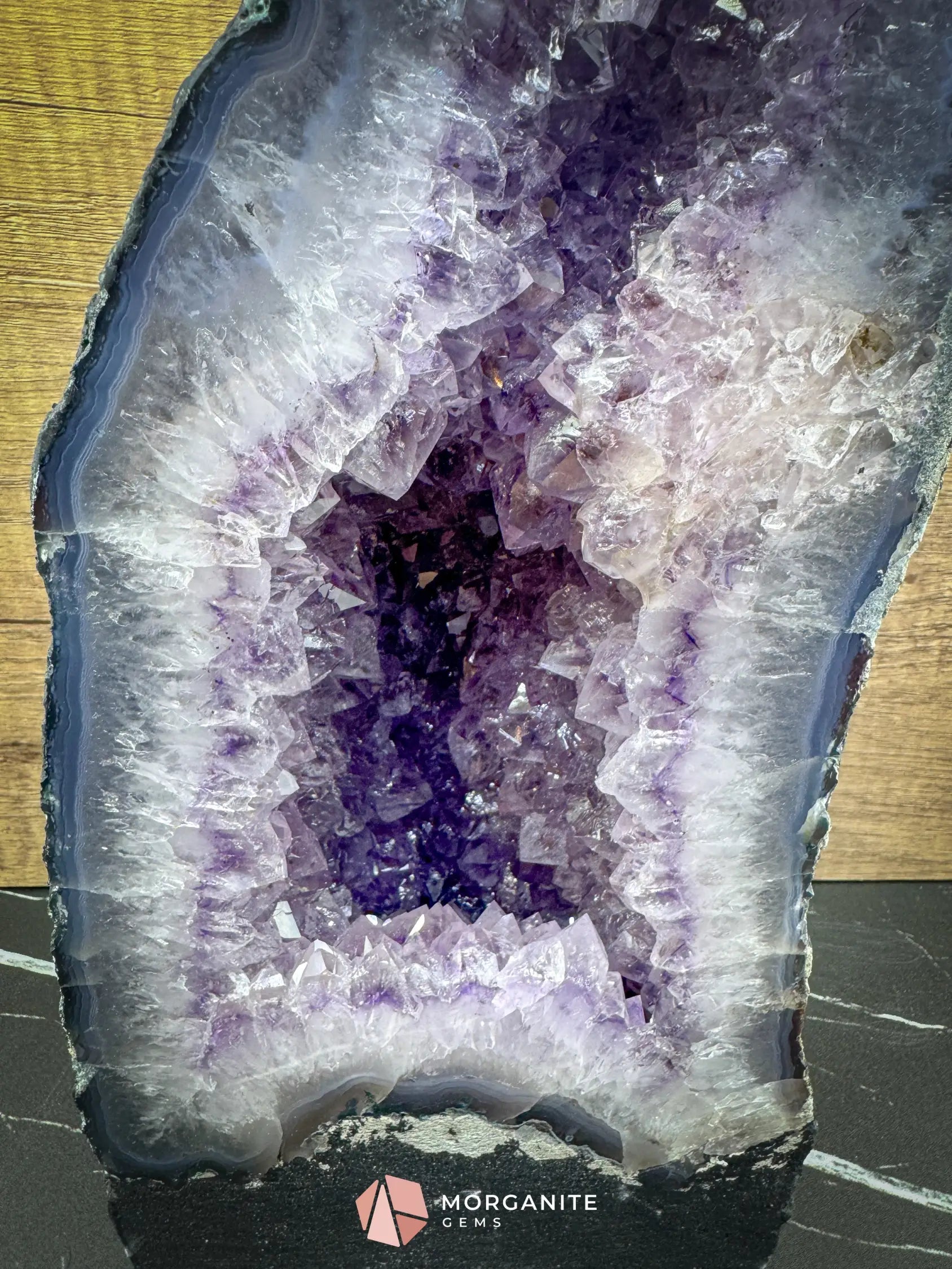 Amethyst Crystal Cathedral – Majestic Purple Geode for Meditation Healing & Decor - Metaphysical Crystals