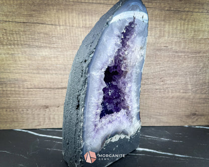 Amethyst Crystal Cathedral – Majestic Purple Geode for Meditation Healing & Decor - Metaphysical Crystals