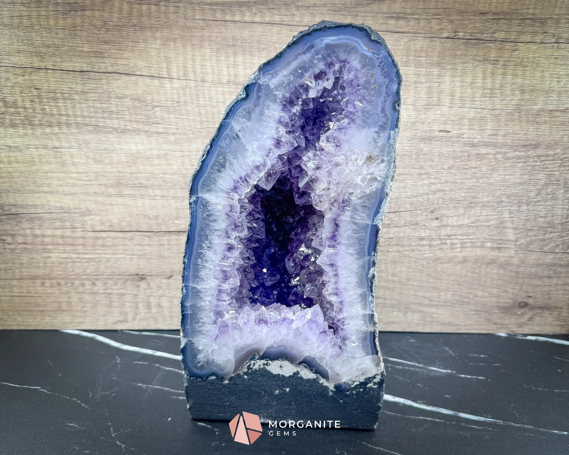 Amethyst Crystal Cathedral – Majestic Purple Geode for Meditation Healing & Decor - Metaphysical Crystals