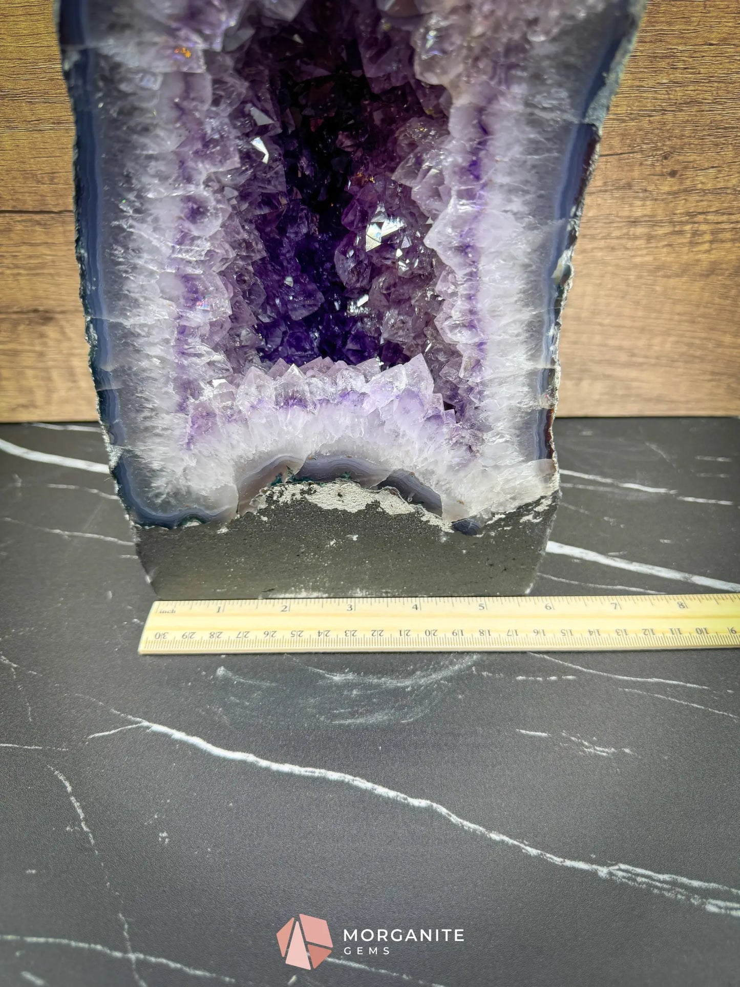 Amethyst Crystal Cathedral – Majestic Purple Geode for Meditation Healing & Decor - Metaphysical Crystals