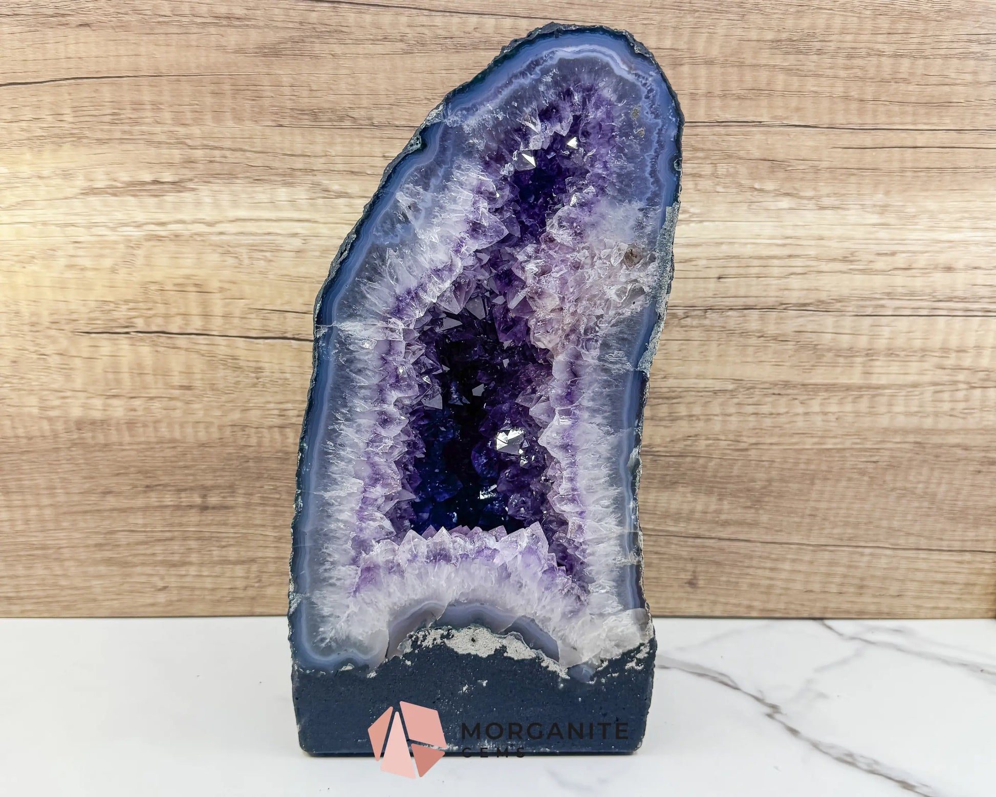 Amethyst Crystal Cathedral – Majestic Purple Geode for Meditation Healing & Decor - Metaphysical Crystals