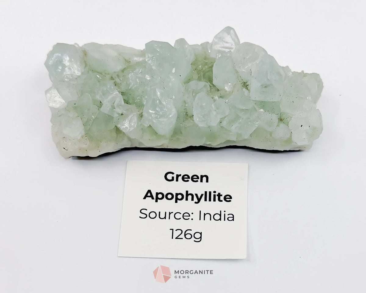 Apophyllite Stilbite Specimens - Green Apophyllite 126g