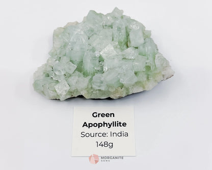 Apophyllite Stilbite Specimens - Green Apophyllite 148g