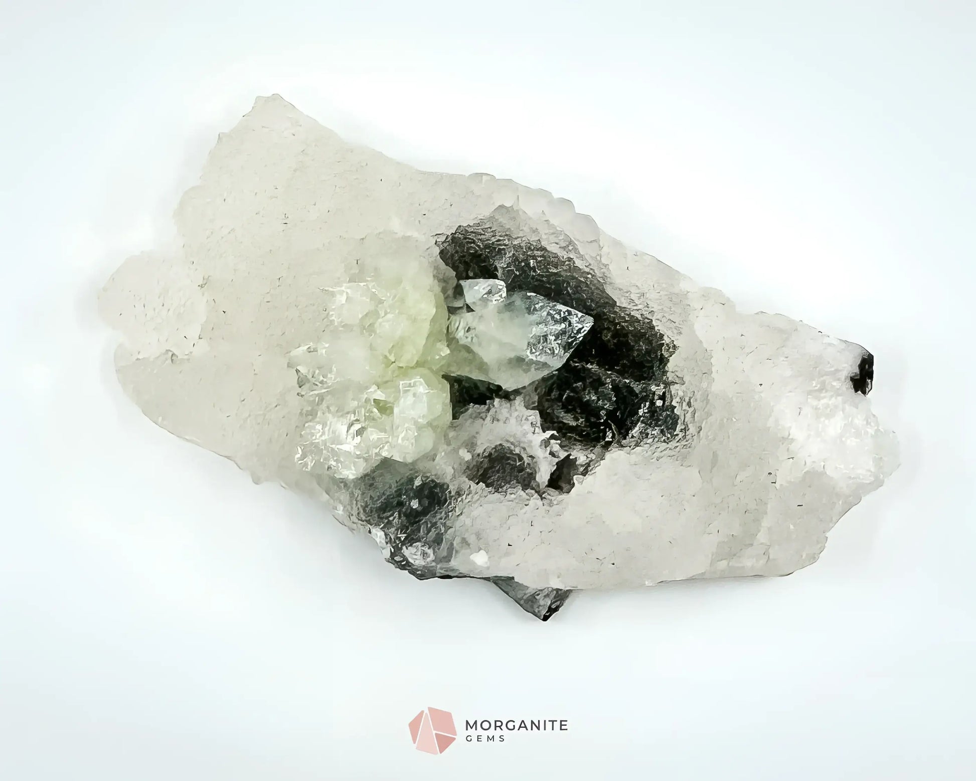 Apophyllite Stilbite Specimens-Morganite Gems
