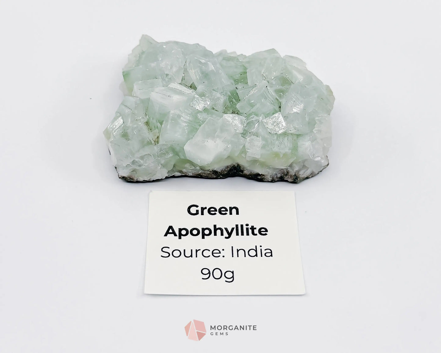 Apophyllite Stilbite Specimens - Green Apophyllite 90g