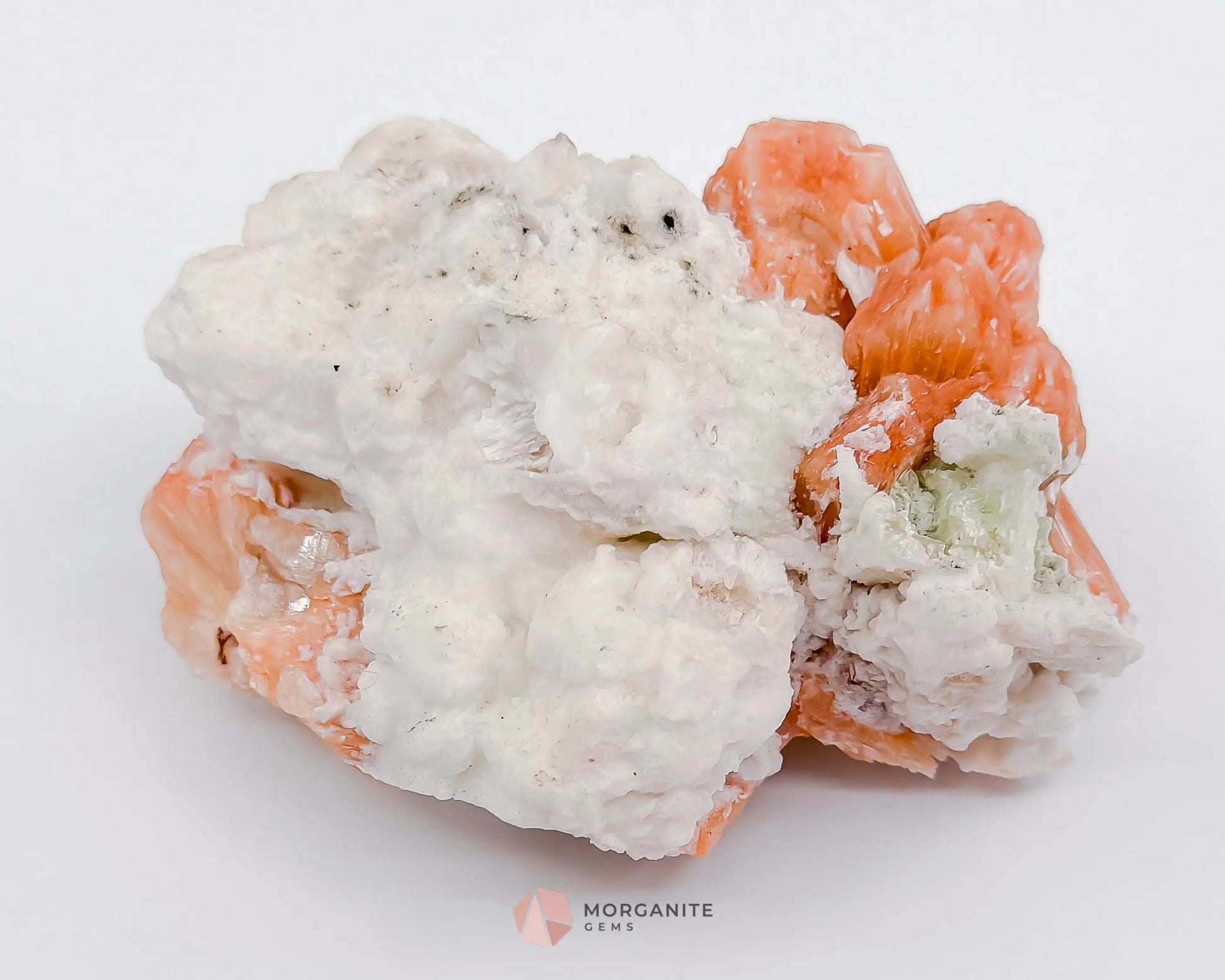 Apophyllite Stilbite Specimens-Morganite Gems