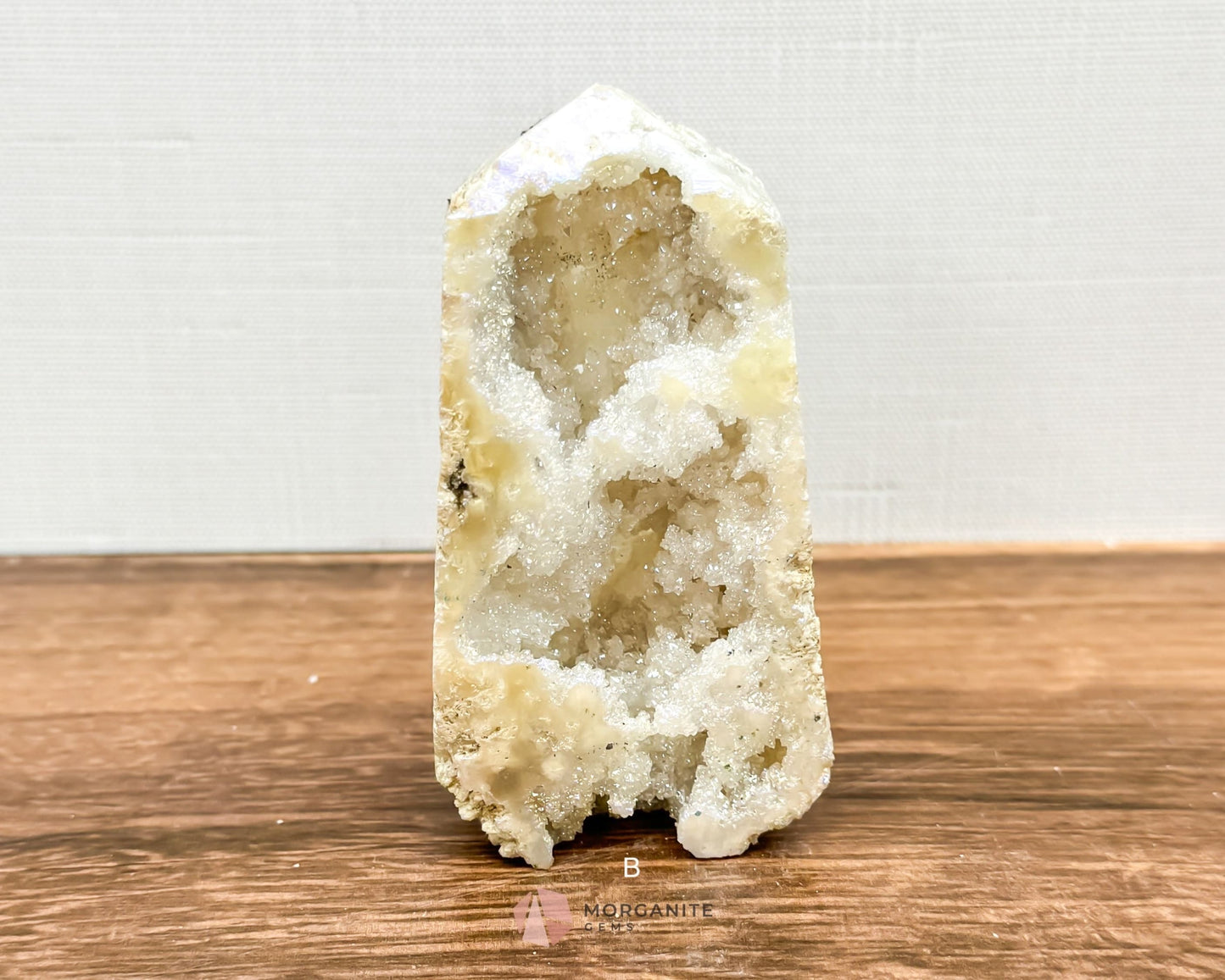 Aura Geode Druzy Towers-Morganite Gems