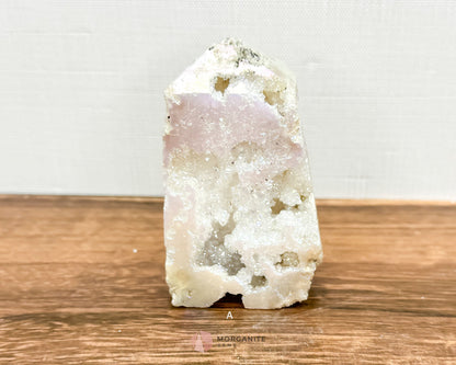 Aura Geode Druzy Towers-Morganite Gems