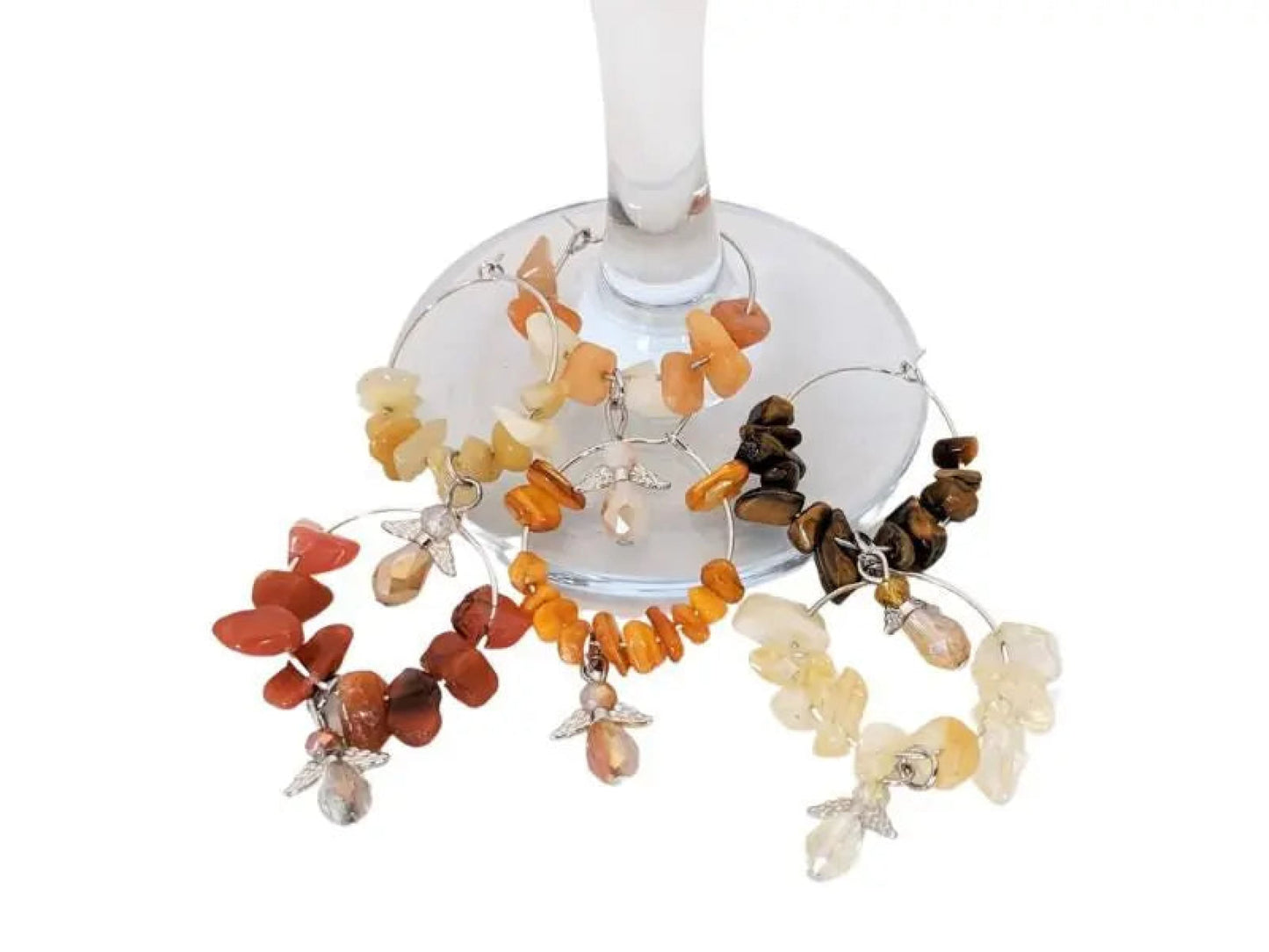 Autumn Angel Wine Charms-Morganite Gems