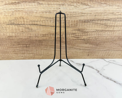 Black Iron Display Easel Stand – Anti-Slip Plate & Picture Frame Holder for Tabletop Display (4’’ 6’’ & 8’’ Options)