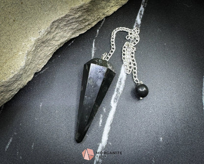 Black Obsidian Pendulum for Protection Grounding & Energy Clearing - Metaphysical Crystals