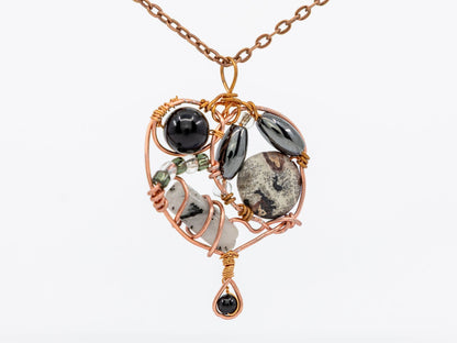 Boho Wire-Wrapped Necklace Collection by Chris J - CJ-B