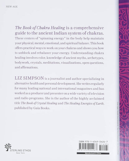 Book of Chakra Healing by Liz Simpson-Morganite Gems