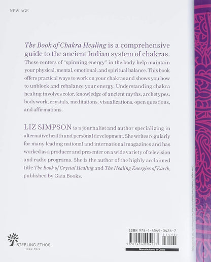 Book of Chakra Healing by Liz Simpson-Morganite Gems
