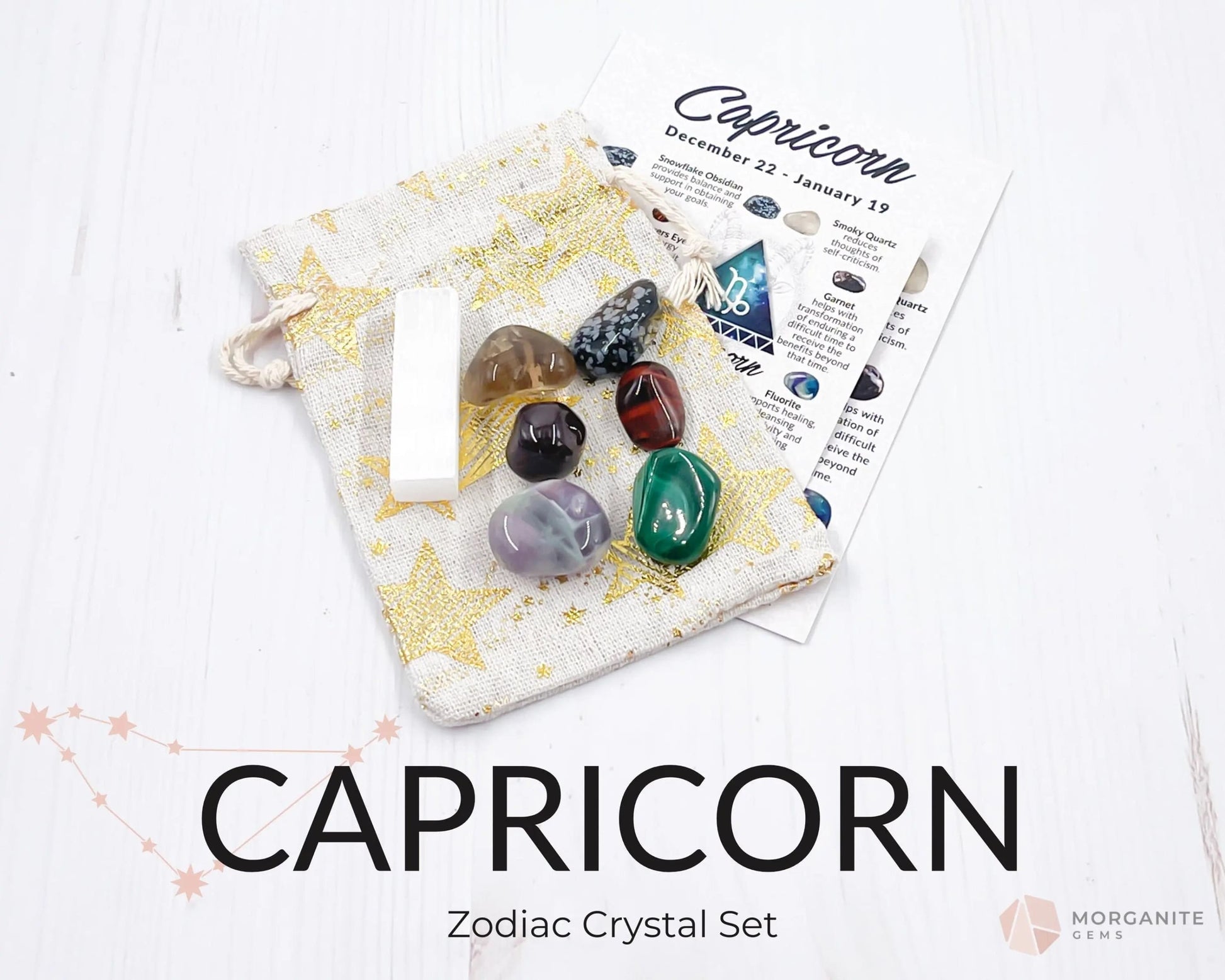 Capricorn Crystal Kit-Morganite Gems