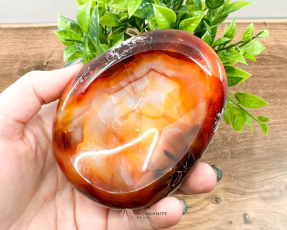 Carnelian Bowl-Morganite Gems