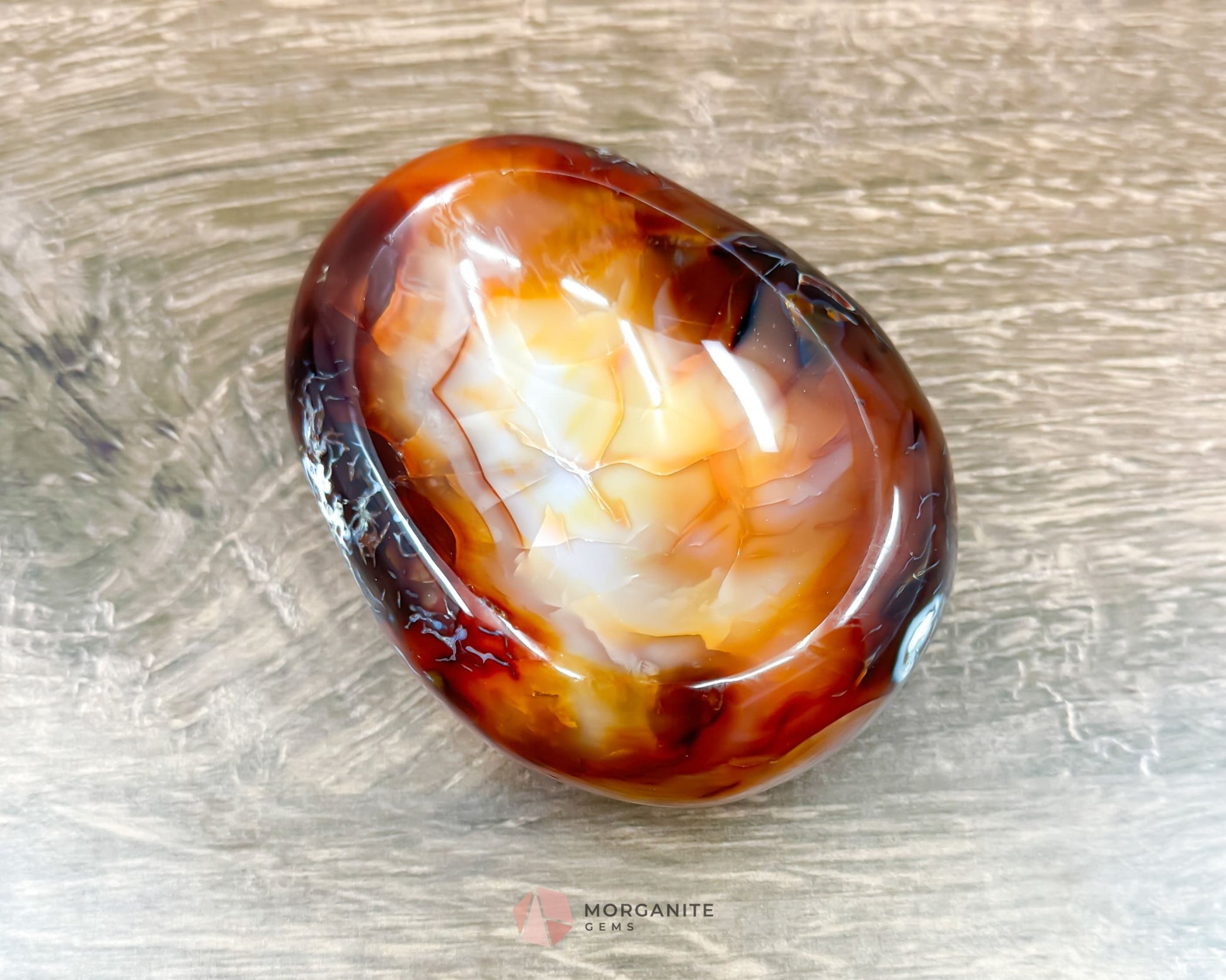 Carnelian Bowl-Morganite Gems