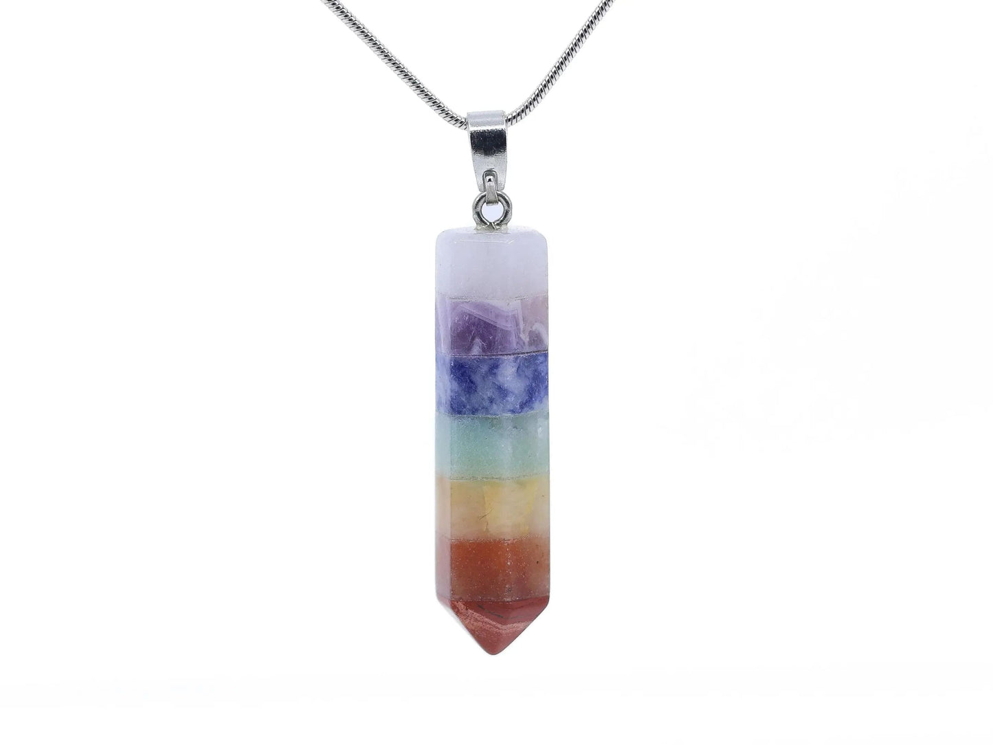 Chakra Pendant Necklace-Morganite Gems