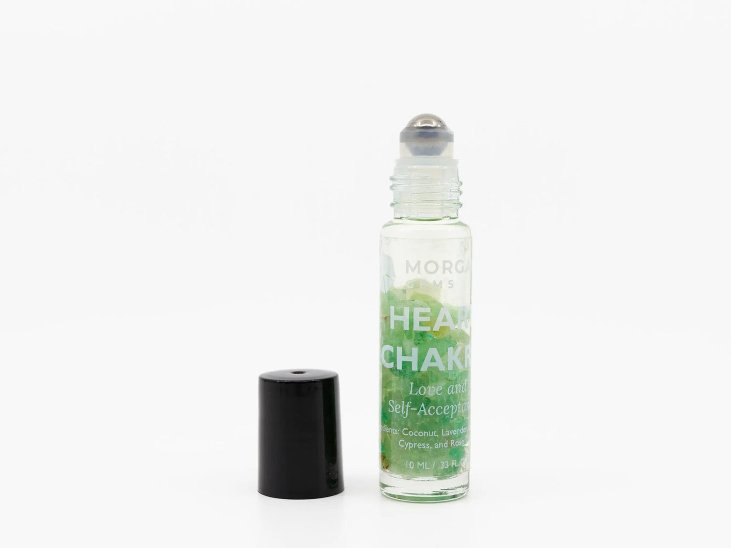 Chakra Roll-On Essential Oil Blend-Morganite Gems